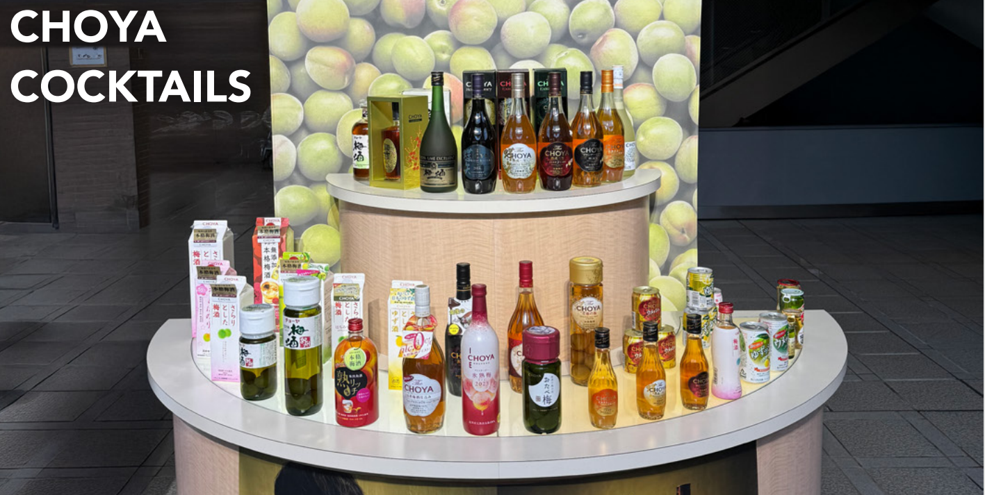 CHOYA COCKTAILS- AN ENGAGING DRINKS MENU