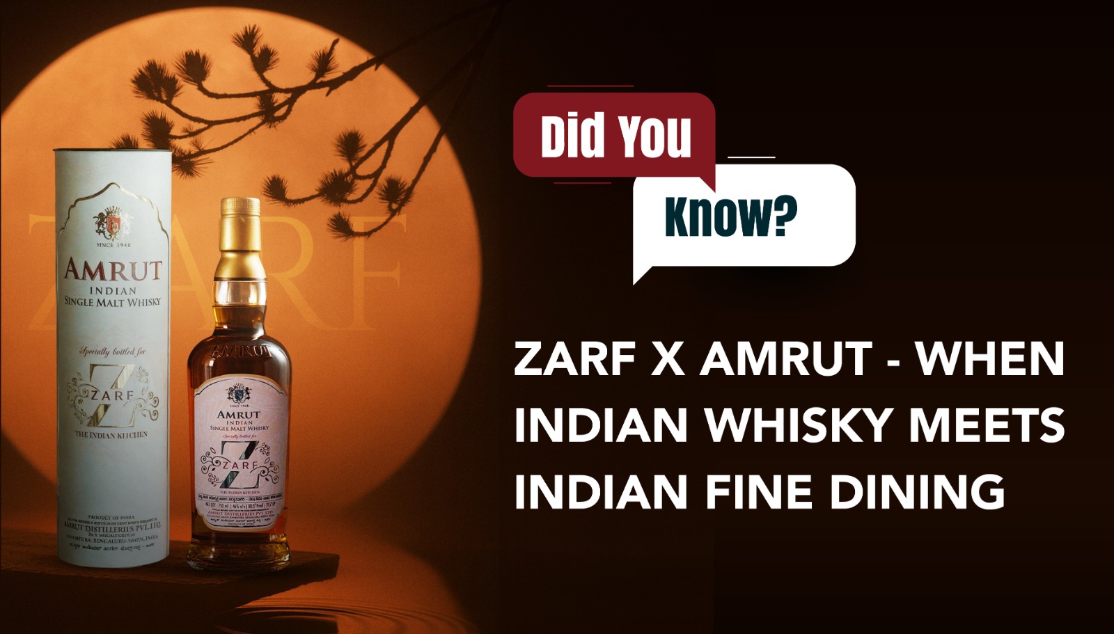 Did You Know – Zarf X Amrut